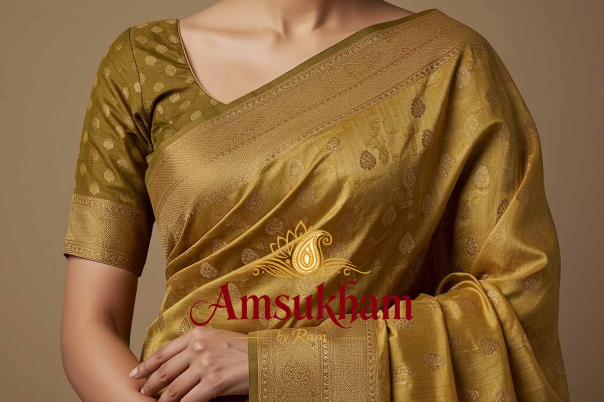 Apple Red Pure Banarasi